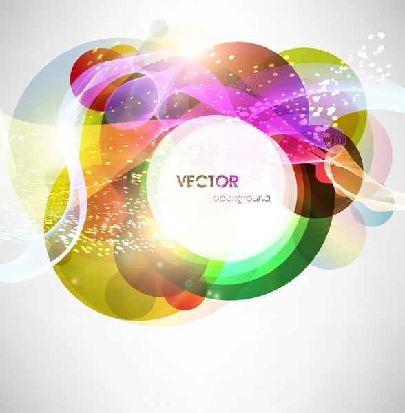 Vector abstracto brillante fondo — Vector de stock