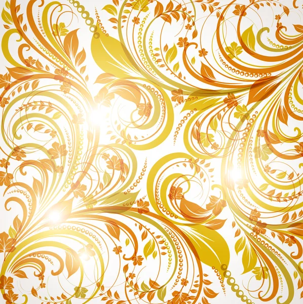 Inconsútil patrón de fondo de pantalla de oro, vector — Archivo Imágenes Vectoriales
