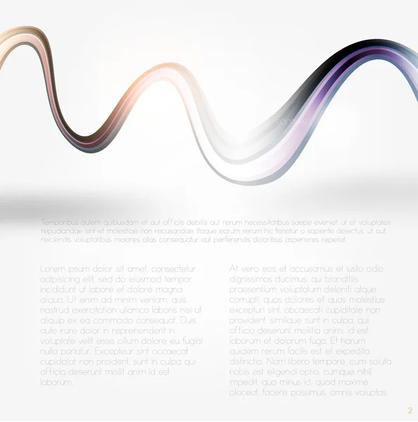 Idée de conception lumineuse fraîche avec élément brillant pour attirer l'attention sur votre message — Image vectorielle