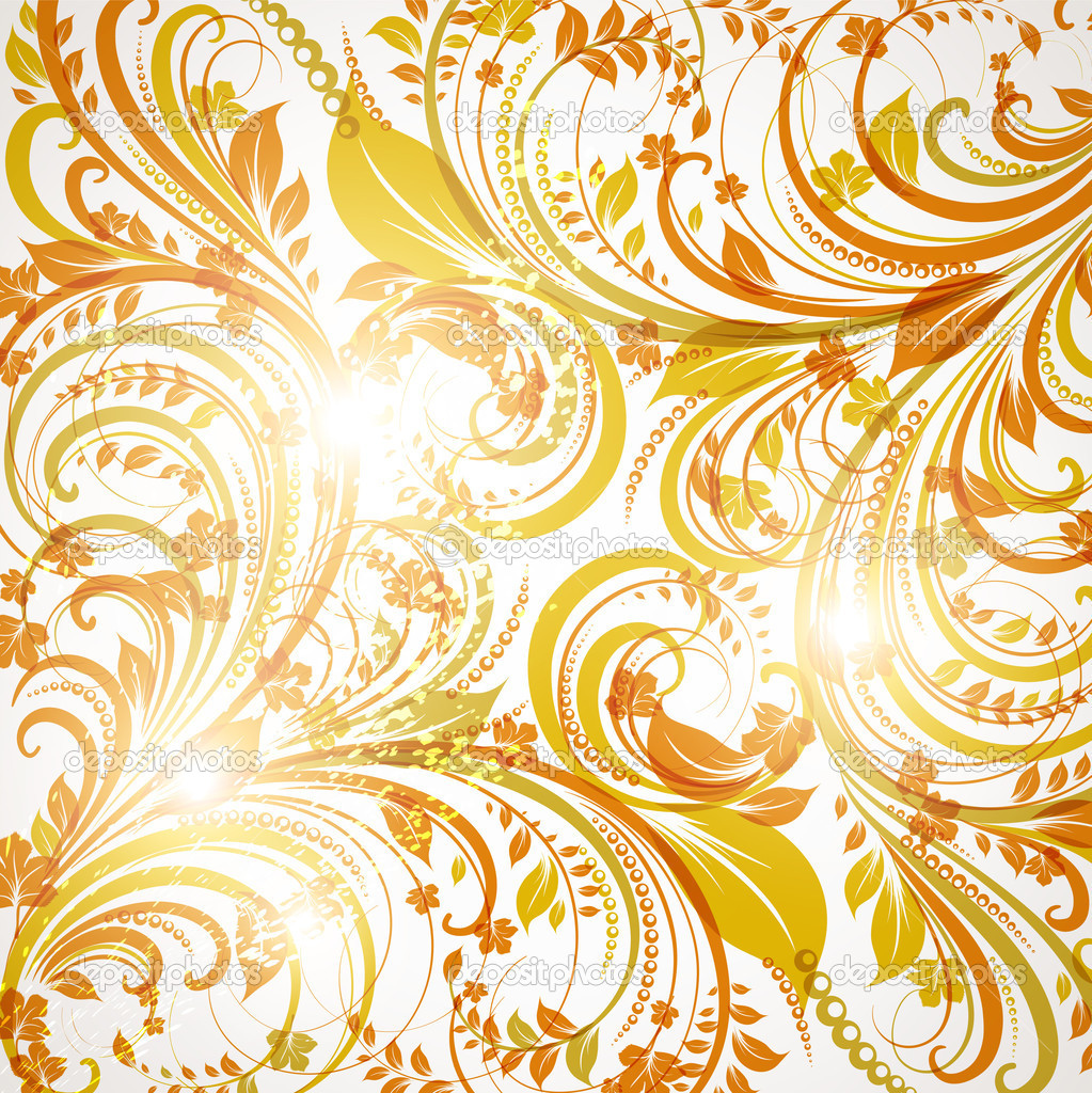 Seamless wallpaper pattern gold, vector — Stock Vector © Ozerina 15647355