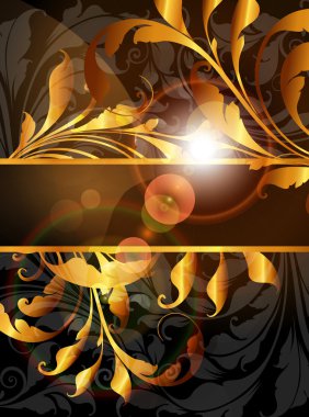 Yaz siyah altın afiş