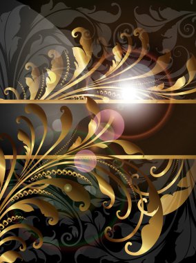 Yaz siyah altın afiş