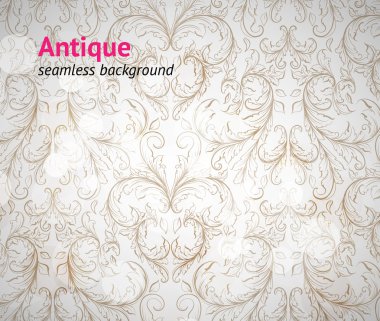 kesintisiz beyaz damask duvar kağıdı