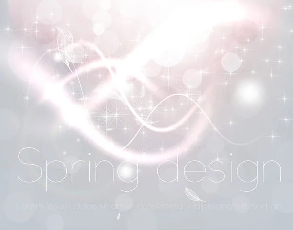 Luxury bright abstract greeting card. Vector spring or summer background — Stock Vector