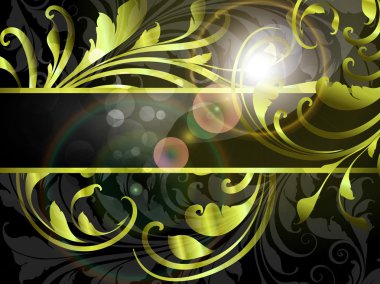 Yaz siyah yeşil bayrak