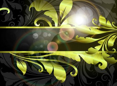 Yaz siyah yeşil bayrak