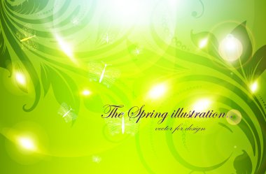 soyut renkli parlak bahar ya da yaz çiçek arka plan tasarımı için çiçekler