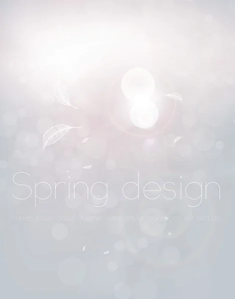 Luxury bright abstract greeting card. Vector spring or summer background — Stock Vector