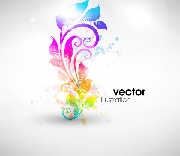 Abstract floral spring background. — Stock Vector