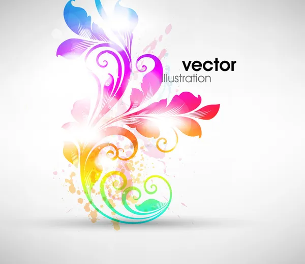 Fundo floral — Vetor de Stock