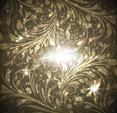 çiçek desenli duvar kağıdı tasarımı, siyah için dikişsiz çiçek arka plan.