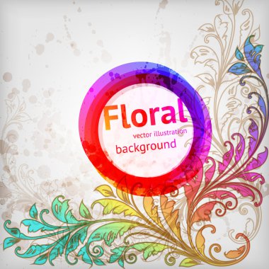 soyut çiçek bahar arka plan.