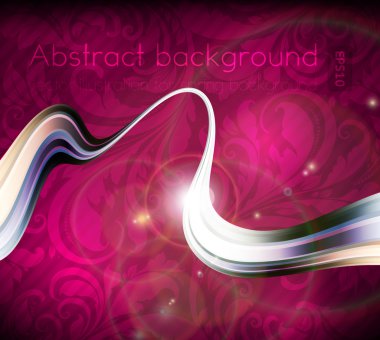 lüks parlak tebrik kartı. vektör