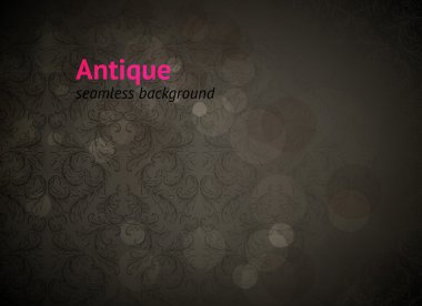 çiçek desenli duvar kağıdı tasarımı, siyah için dikişsiz çiçek arka plan