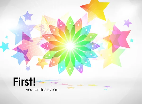 Abstract burst background — Stock Vector