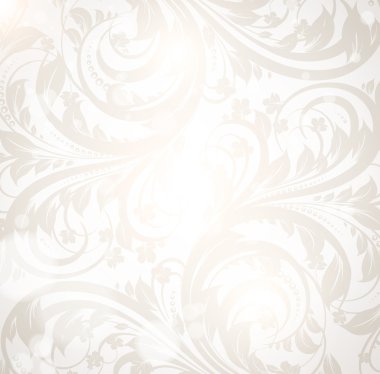 kesintisiz beyaz damask duvar kağıdı