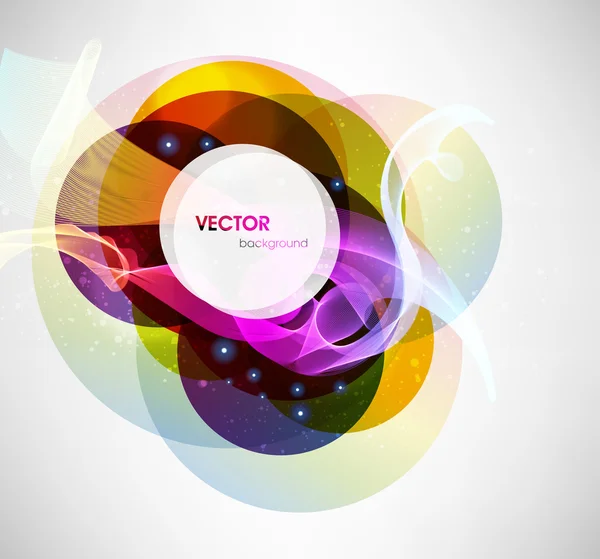 Banner moderno abstrato — Vetor de Stock