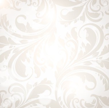 kesintisiz beyaz damask duvar kağıdı