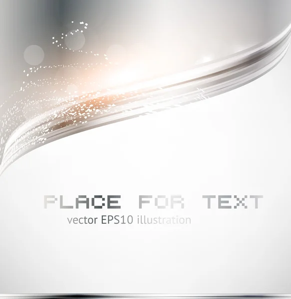 Färska ljus design idé med glänsande techno inslag att dra uppmärksamhet till ditt meddelande — Stock vektor