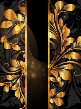 Yaz siyah altın afiş