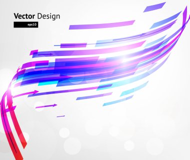 soyut sinek altıgen şekiller vektör arka plan