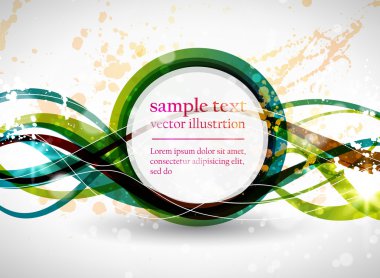 vektör hat soyutlama tasarımı beyaz bir arka plana dayanır