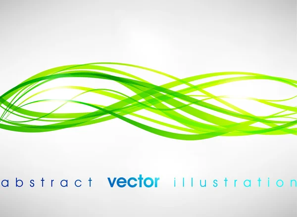 Diseño de abstracción de línea vectorial contra fondo blanco — Vector de stock