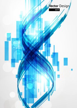 soyut sinek altıgen şekiller vektör arka plan