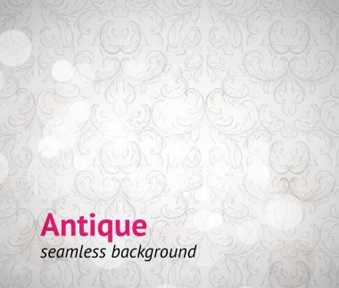 kesintisiz beyaz damask duvar kağıdı