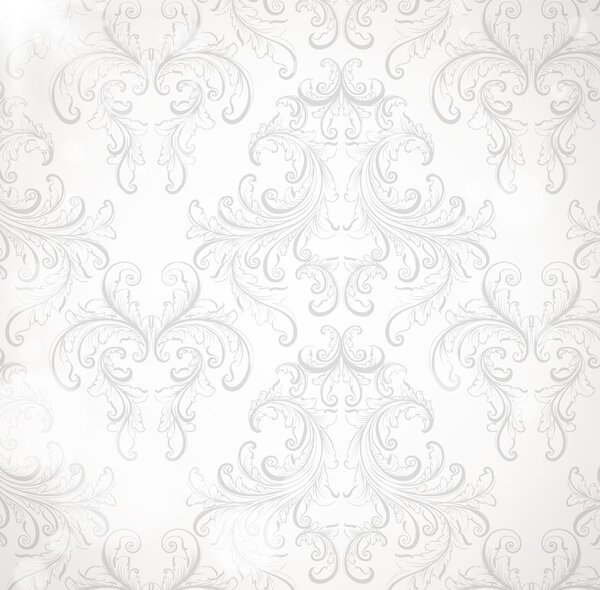 Floral seamless summer ornament