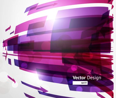 soyut sinek altıgen şekiller vektör arka plan