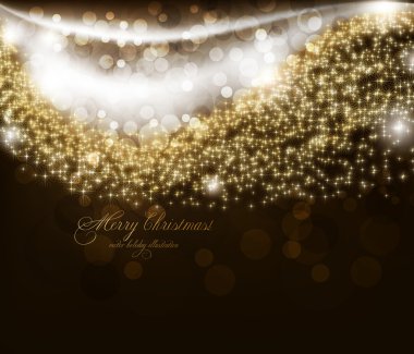 Elegant christmas background with place for new year text invitation clipart