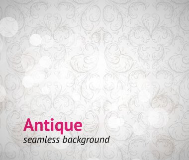 kesintisiz beyaz damask duvar kağıdı