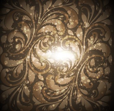 çiçek desenli duvar kağıdı tasarımı, siyah için dikişsiz çiçek arka plan