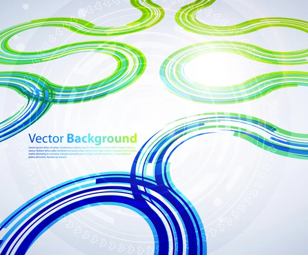 Abstract Techno Vector Background — Stock Vector