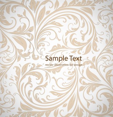 kesintisiz beyaz damask duvar kağıdı