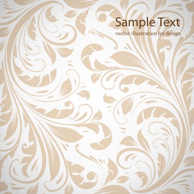 kesintisiz beyaz damask duvar kağıdı