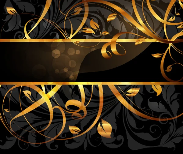 Yaz siyah altın afiş