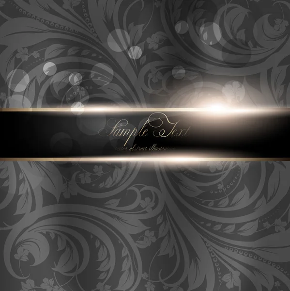 Fondo de pantalla transparente, Fondo de vectores, Seda. Negro — Vector de stock