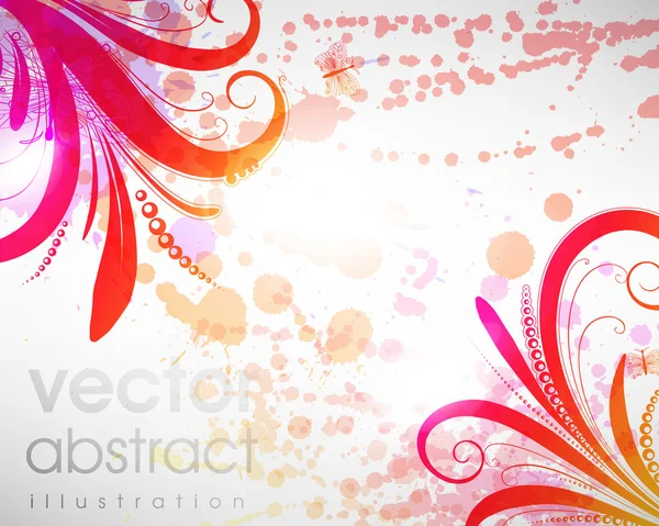 Floral Background — Stock Vector