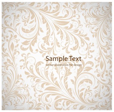 kesintisiz beyaz damask duvar kağıdı