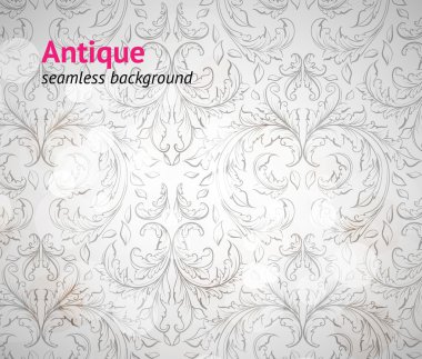 kesintisiz beyaz damask duvar kağıdı