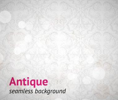 kesintisiz beyaz damask duvar kağıdı