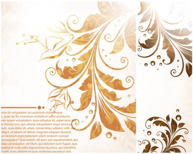 kahverengi yapraklar. ayarla