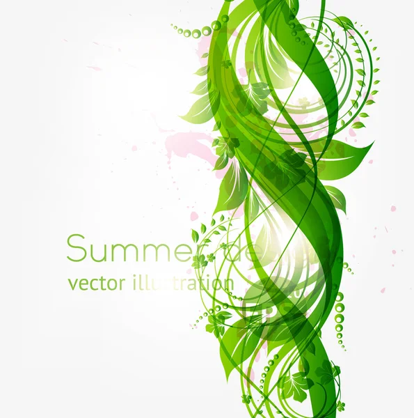 Metnin için yeri olan soyut çiçek arkaplanı