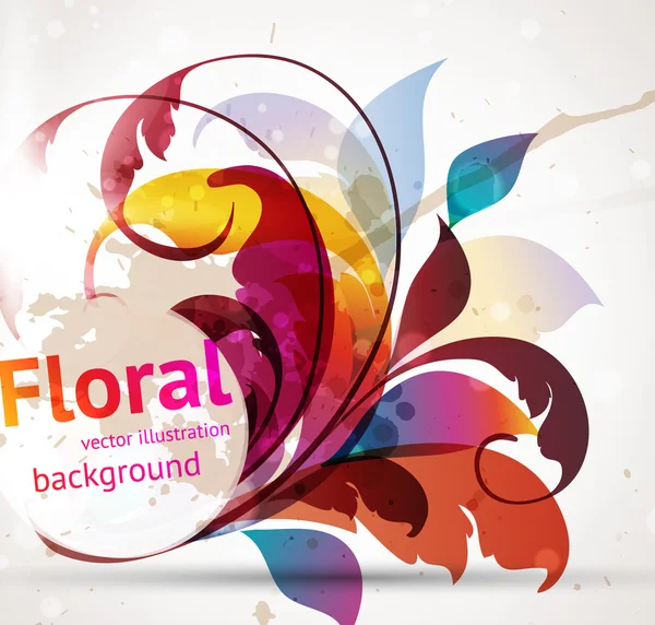 Fundo floral — Vetor de Stock