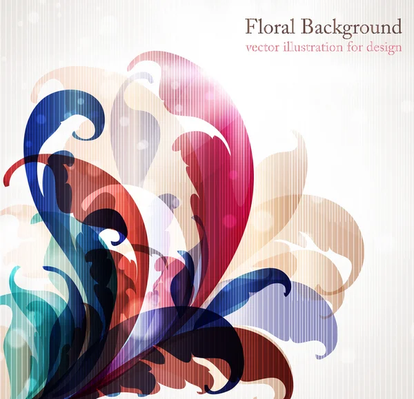 Floral Background — Stock Vector