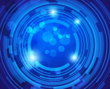 retro tasarlamak teknoloji vektör arka plan iş tasarım daireler