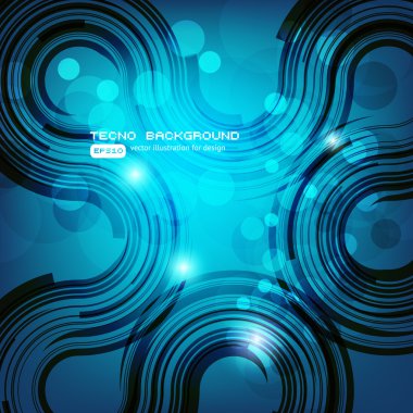 retro tasarlamak teknoloji vektör arka plan iş tasarım daireler