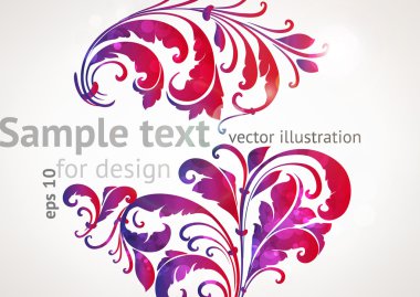 Pembe çiçek pembe lekesi ile arka plan